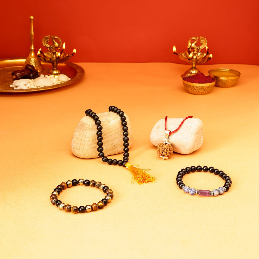 Aquarius (Kumbh Rashi) Combo – For Health + Wealth + Evil Eye