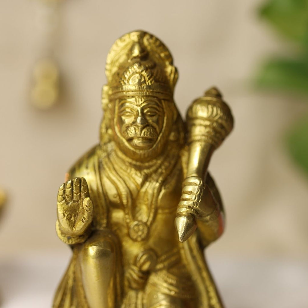Lord Hanuman Brass Idol