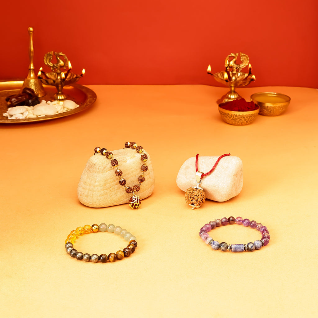 Capricorn (Makar Rashi) Combo – For Health + Wealth + Evil Eye