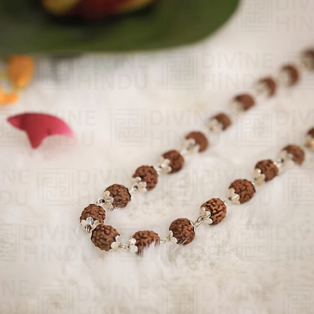 Divine Rudraksha Necklace - 54 Bead
