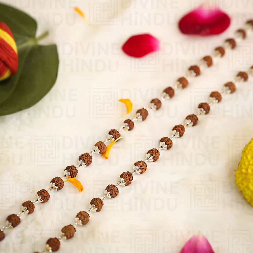 Divine Rudraksha Necklace - 54 Bead