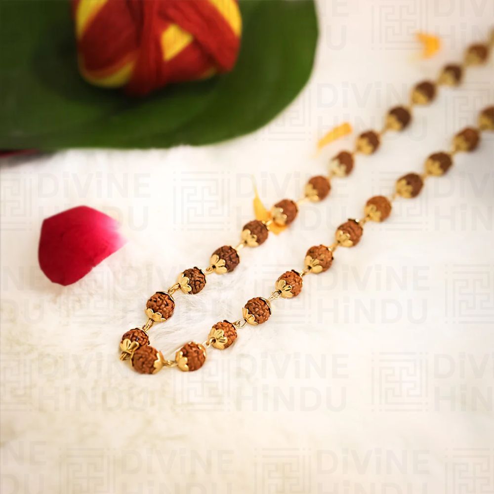 Divine Rudraksha Necklace - 54 Bead