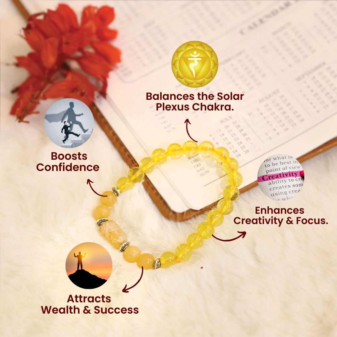 Citrine Bracelet (Dhanu Rashi) Sagittarius