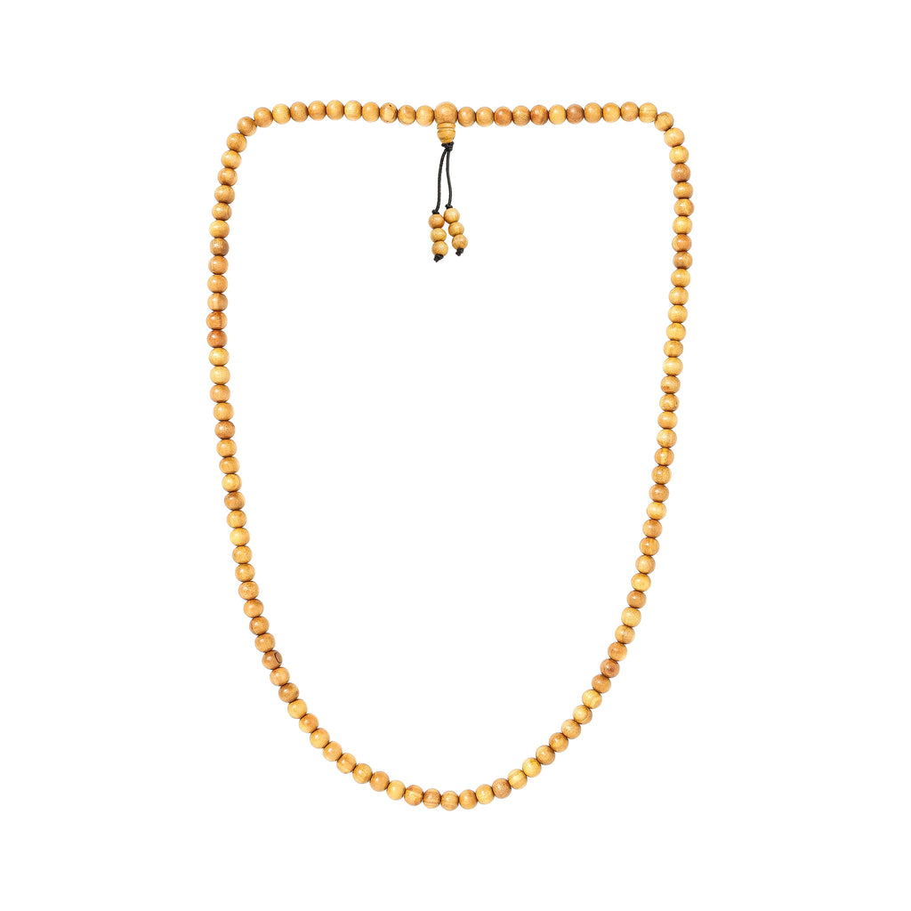 Chandan Sandalwood Strechable Jaap Mala 108 beads - Govt Certified