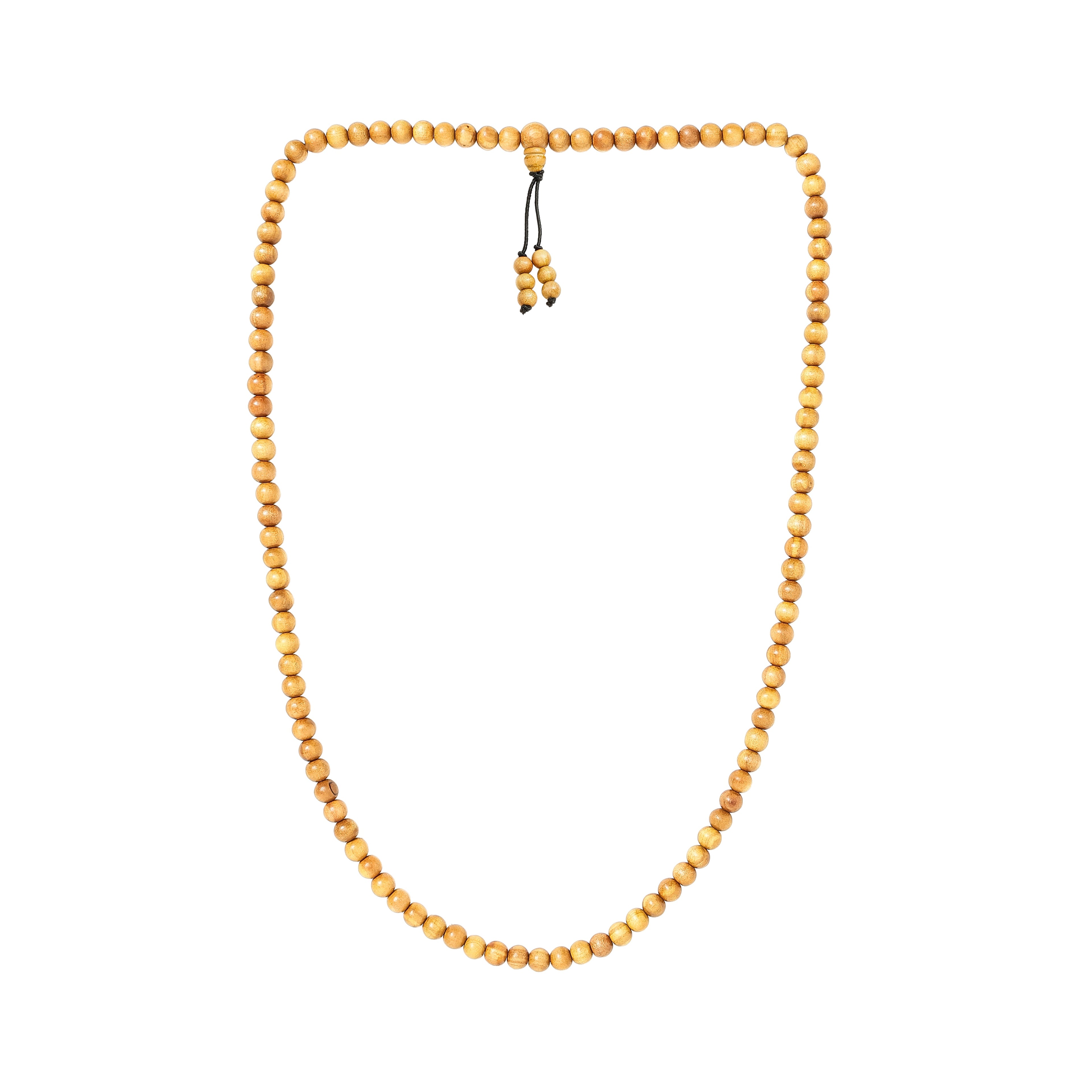 Chandan Sandalwood Strechable Jaap Mala 108 beads - Govt Certified