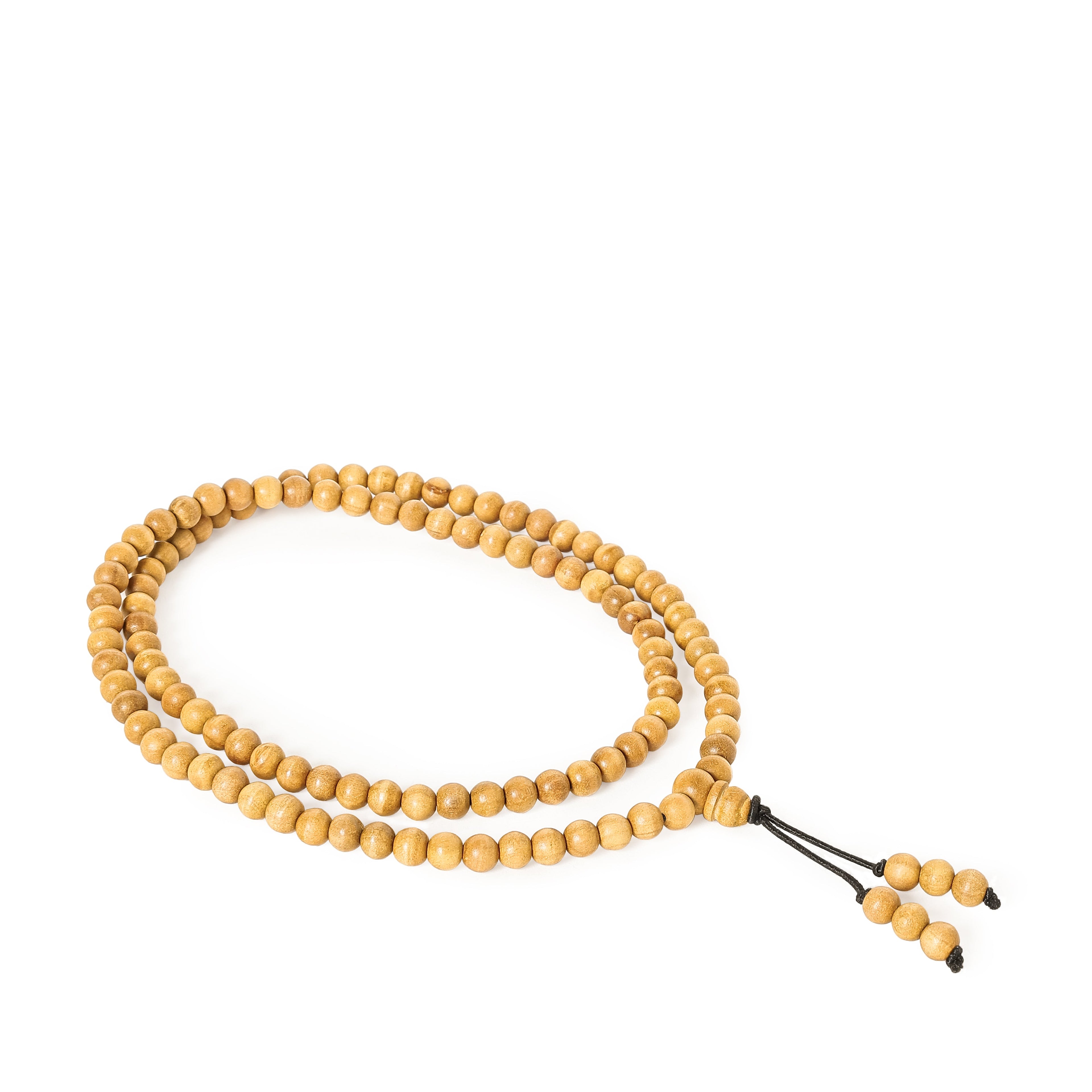 Chandan Sandalwood Strechable Jaap Mala 108 beads - Govt Certified
