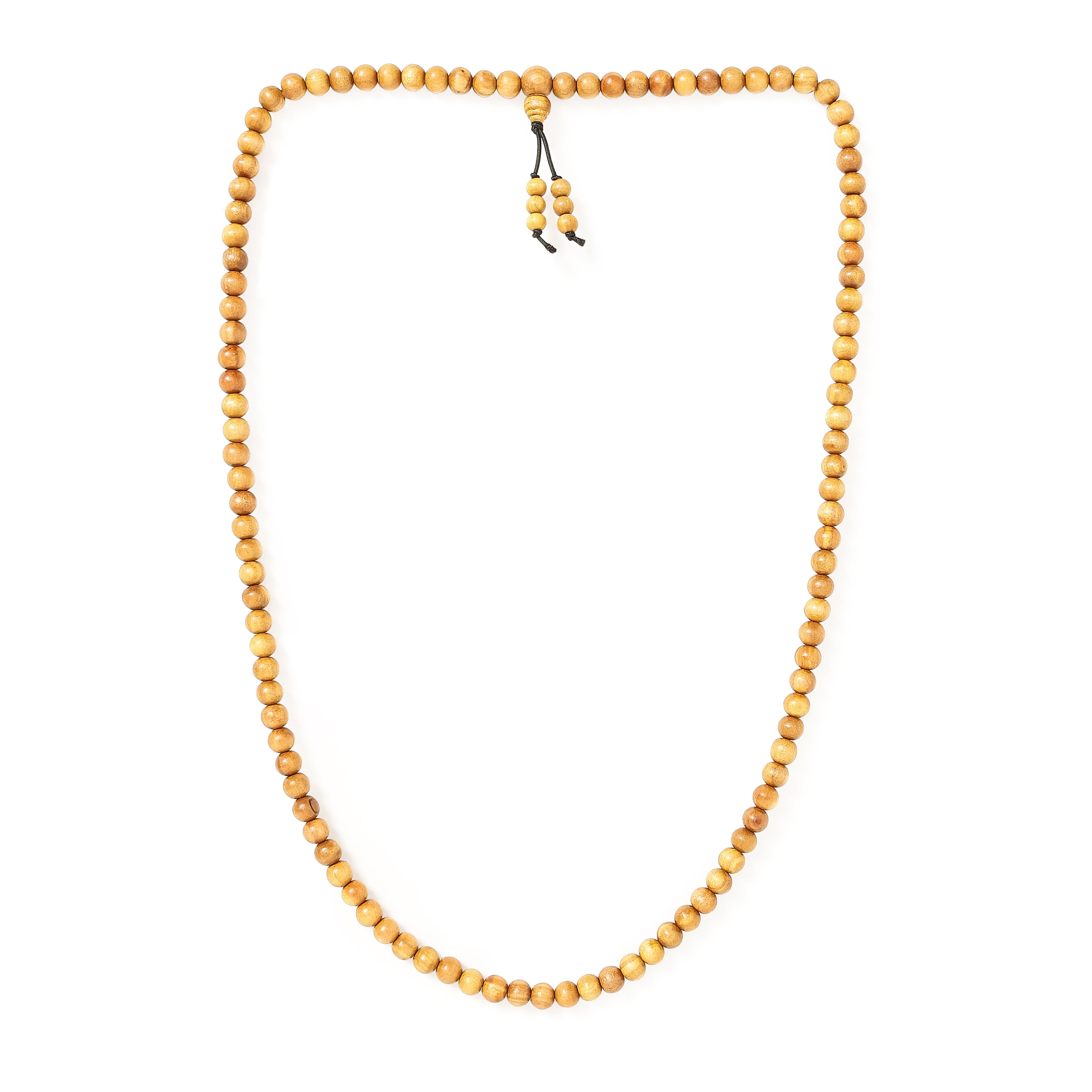 Chandan Sandalwood Strechable Jaap Mala 108 beads - Govt Certified