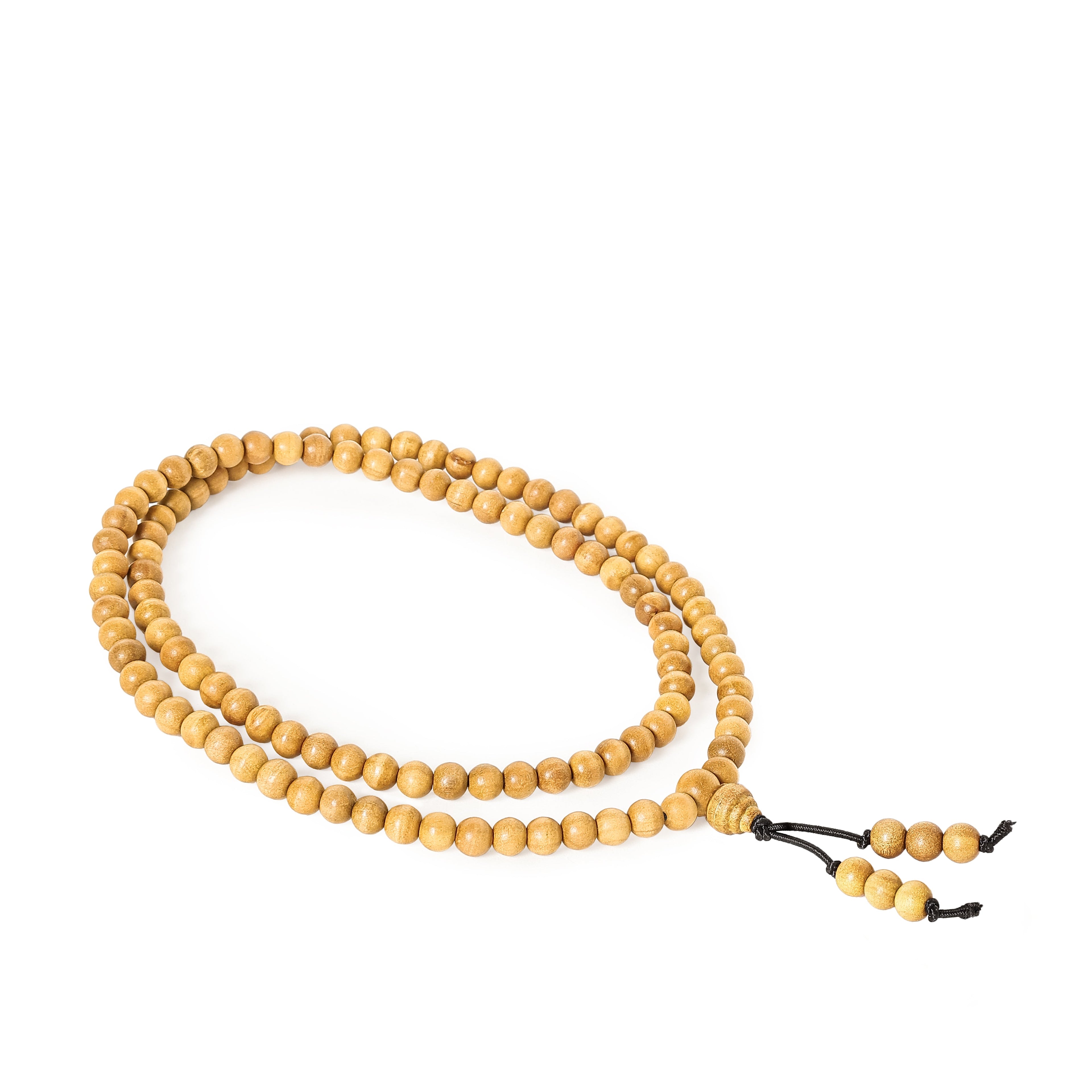 Chandan Sandalwood Strechable Jaap Mala 108 beads - Govt Certified