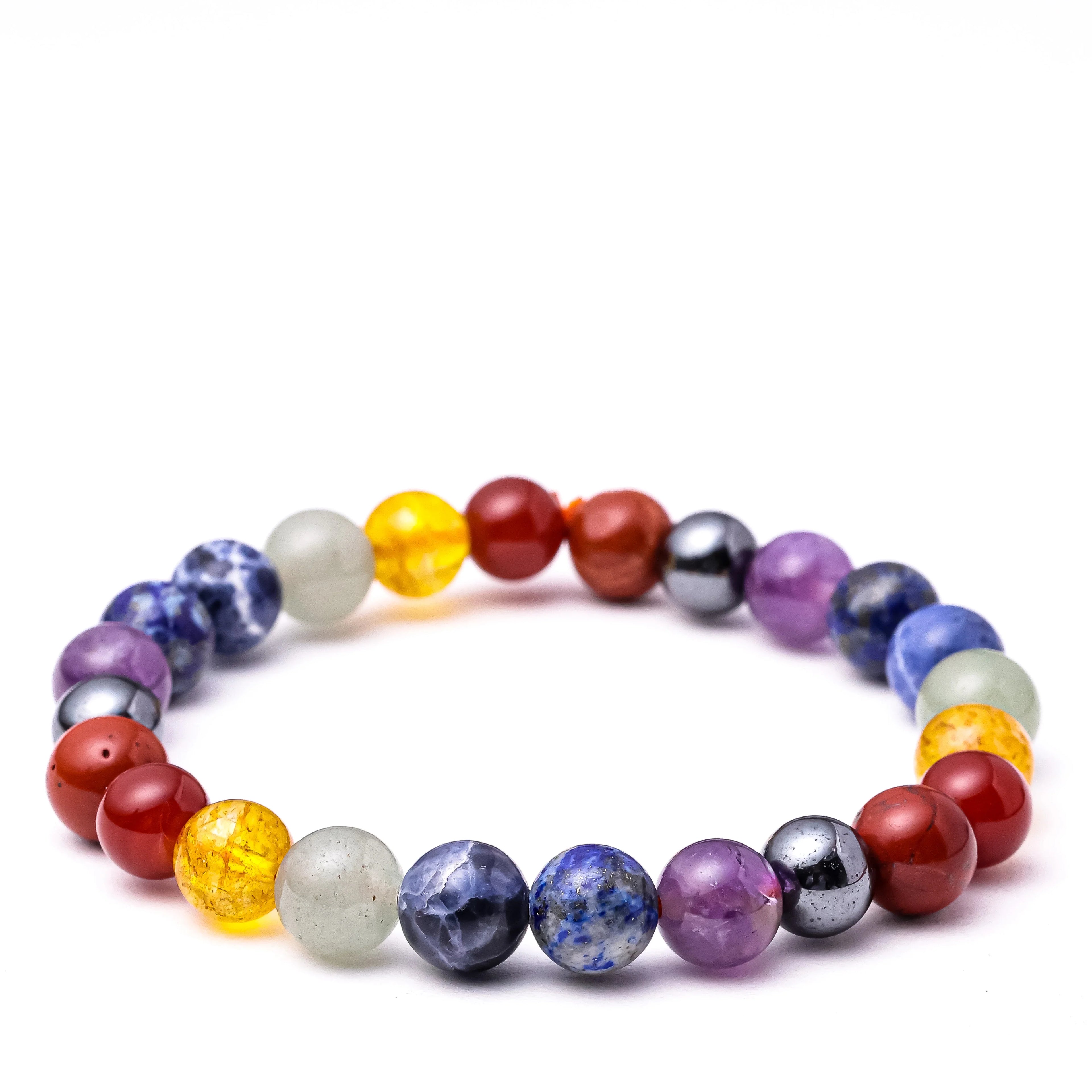 Divine Chakra Healing Bracelet with 7 Natural Stones
