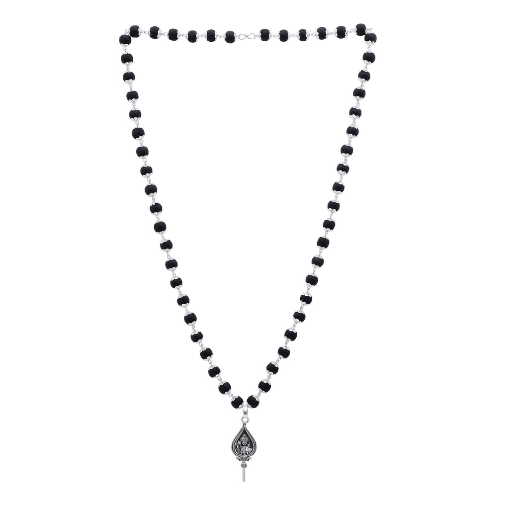 Silver Capped Lord Murugan Shastra Pendant