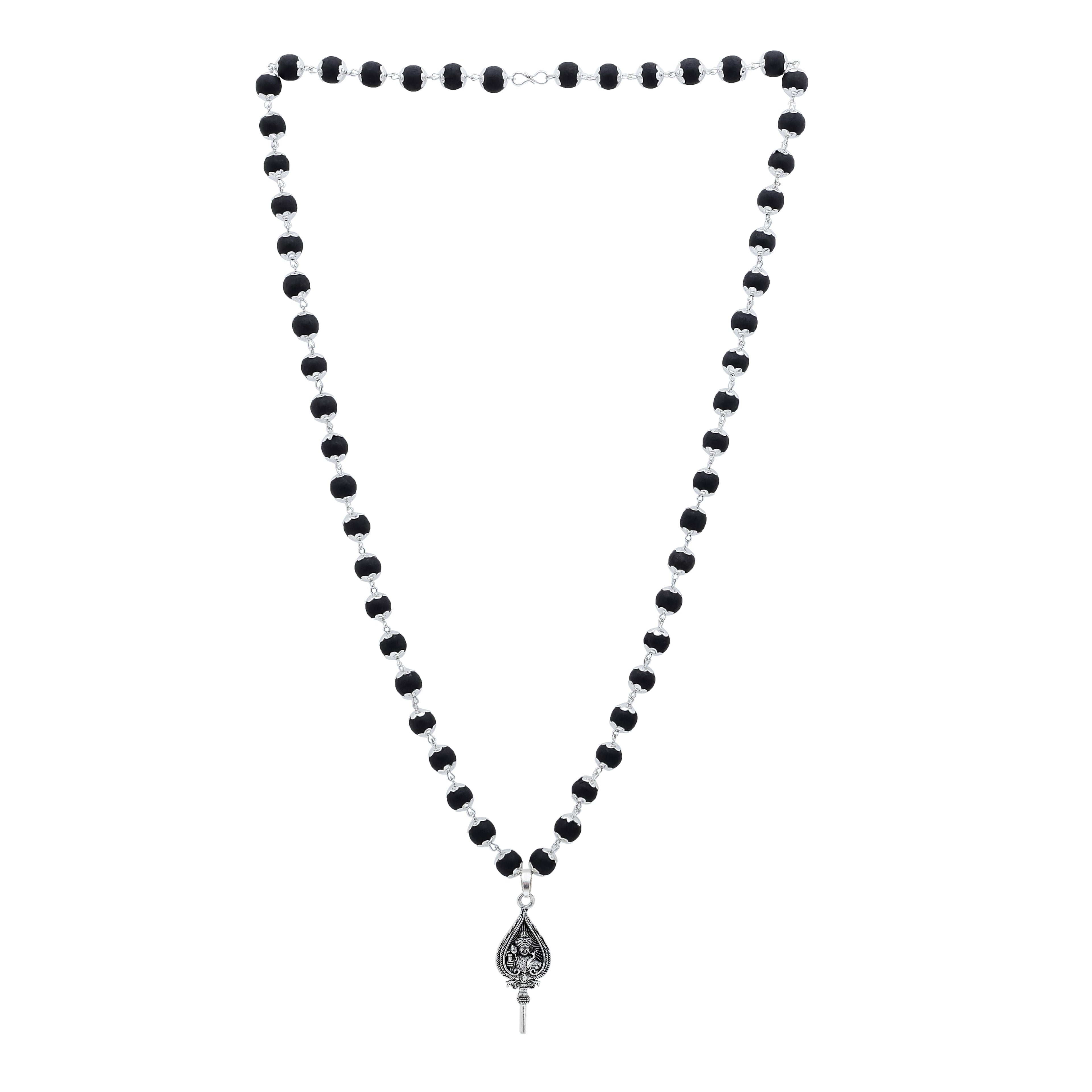 Silver Capped Lord Murugan Shastra Pendant