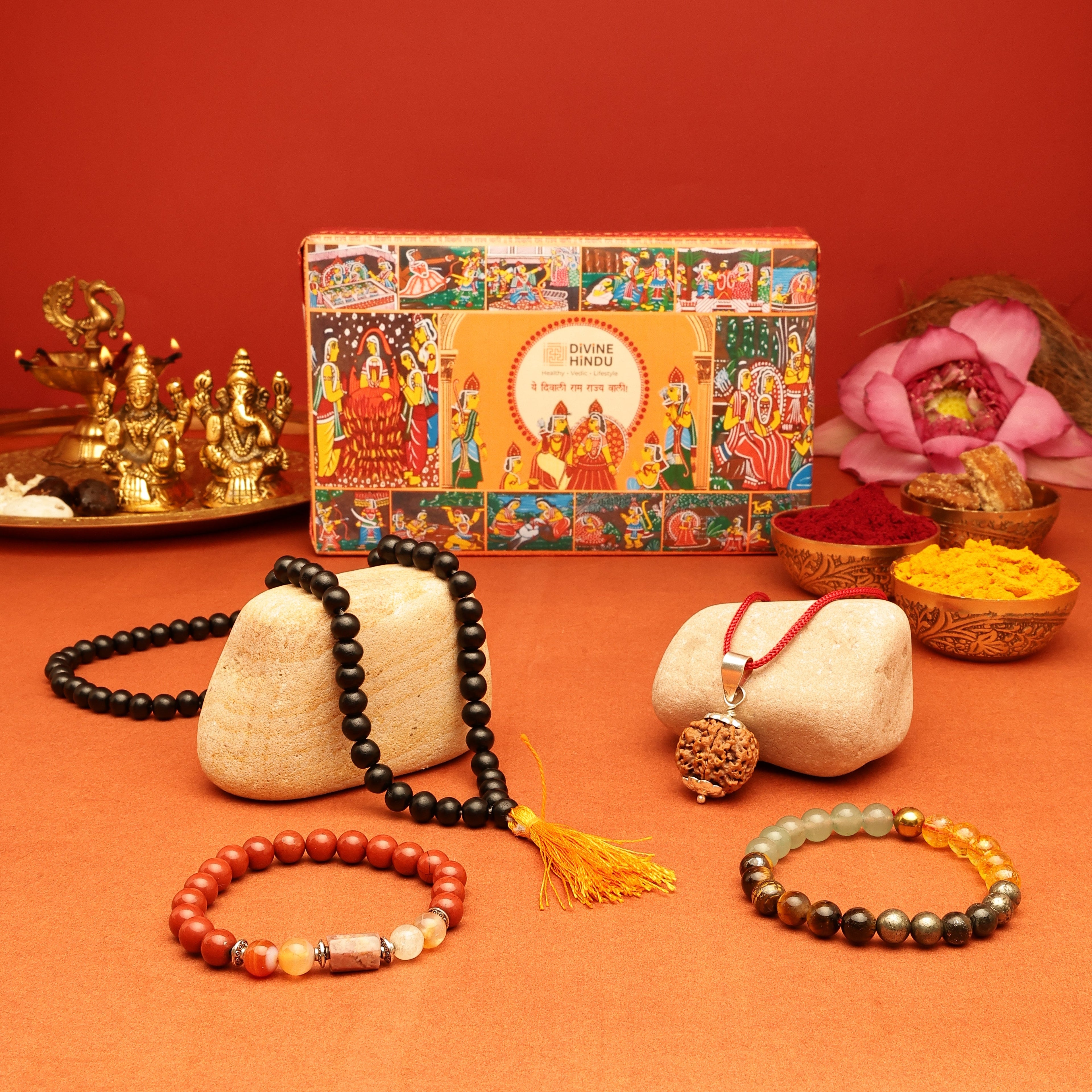 Aries (Mesh Rashi) Combo – For Health + Wealth + Evil Eye