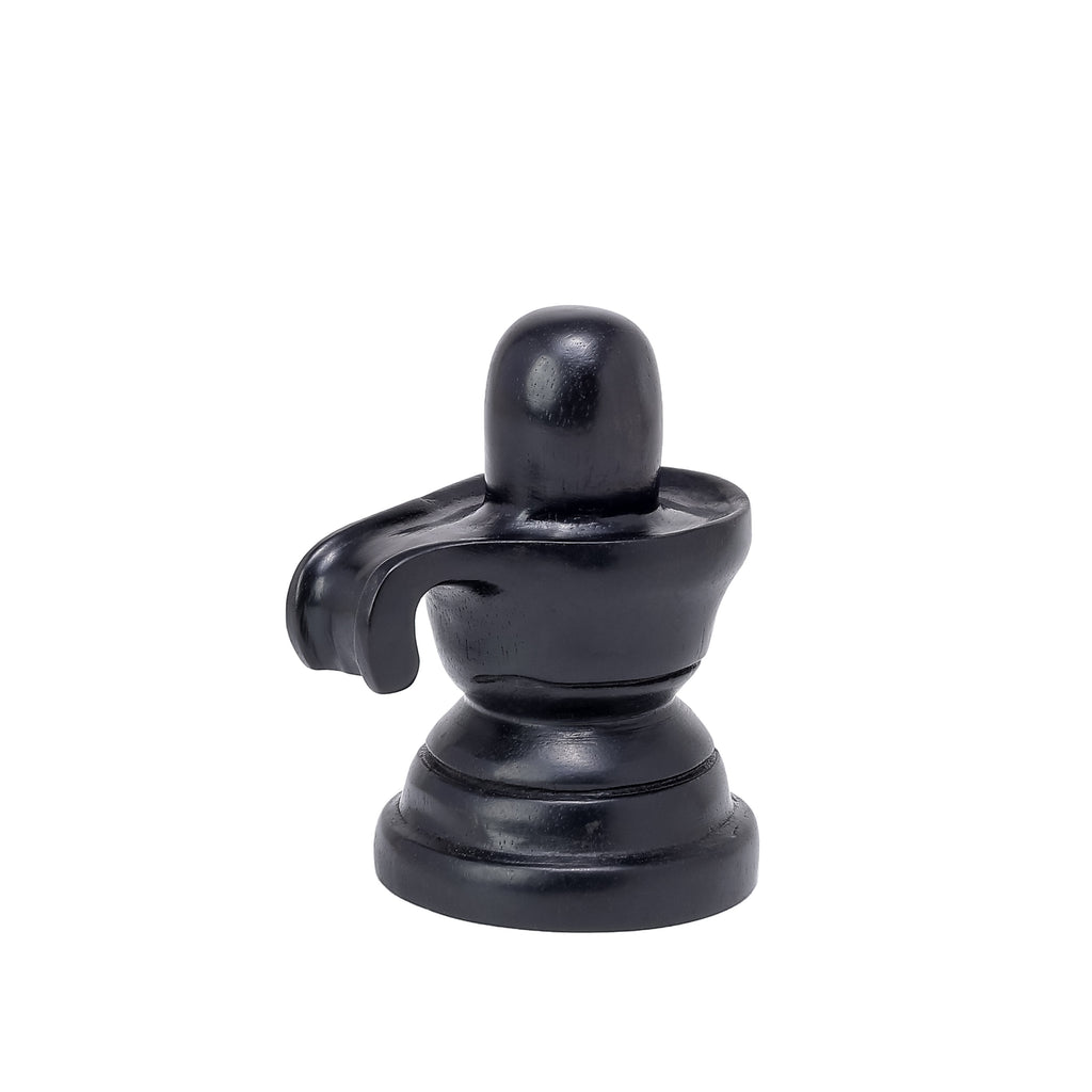 Divine Crystals Shivling Karungali Idol – Ebony Wood