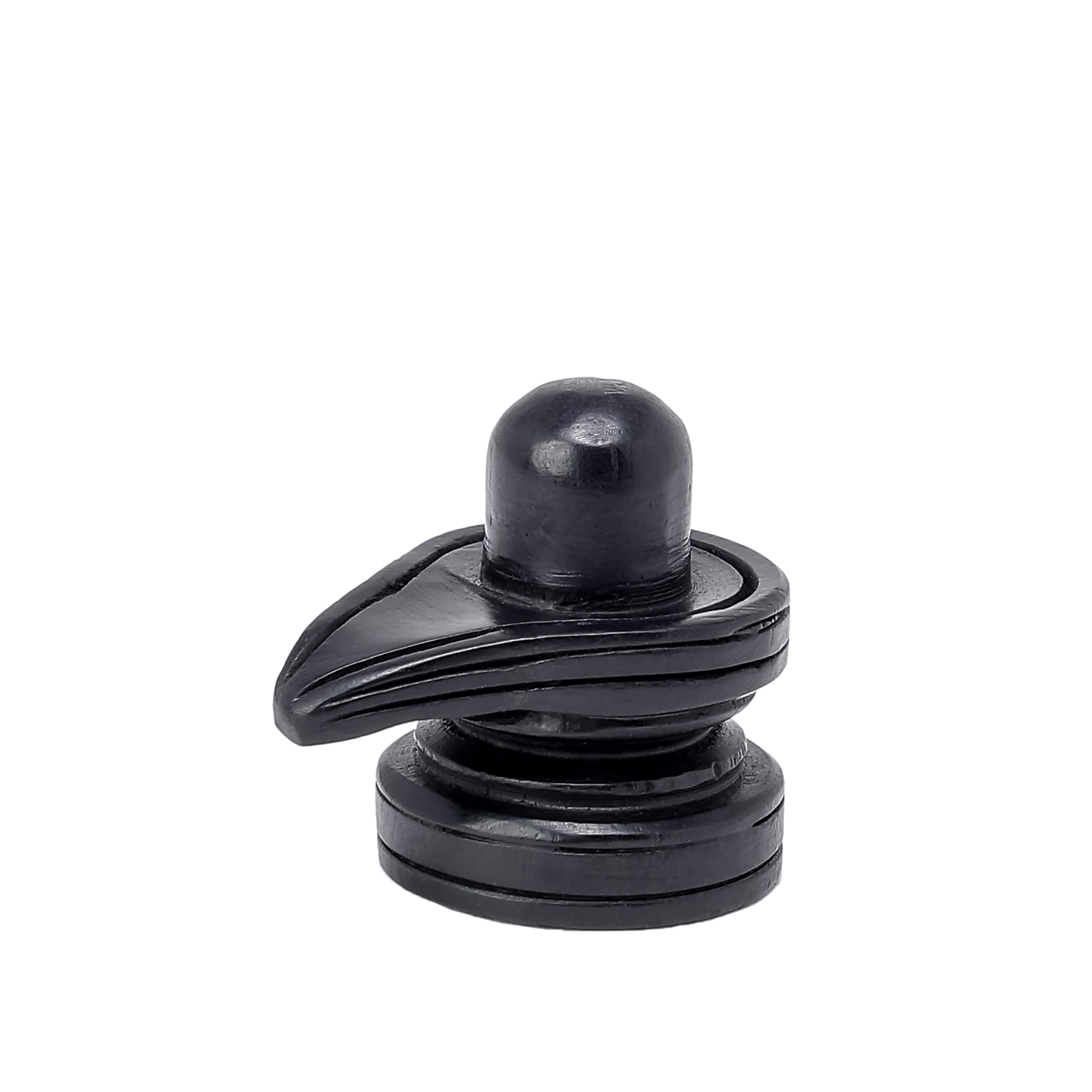 Divine Crystals Shivling Karungali Idol – Ebony Wood