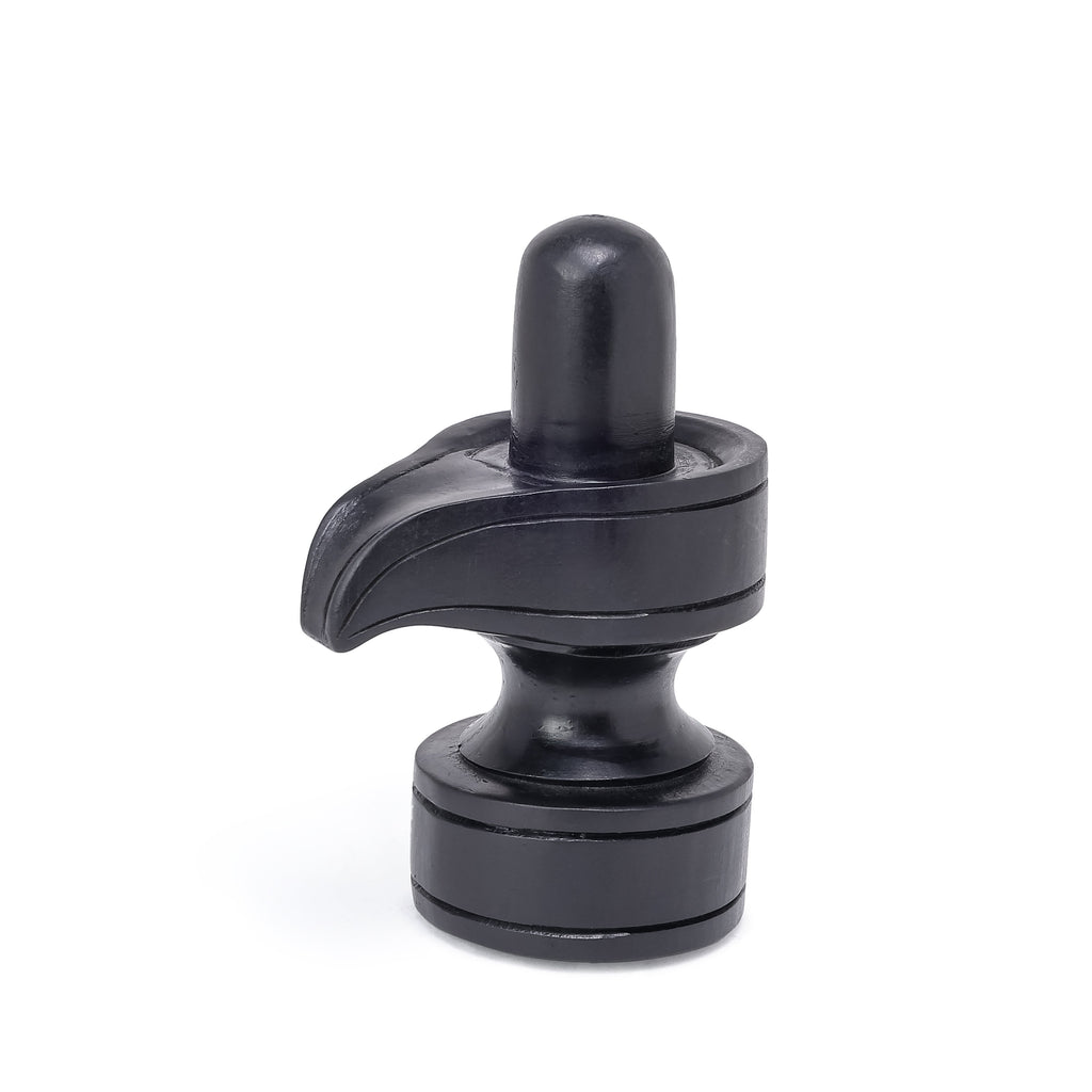 Divine Crystals Shivling Karungali Idol – Ebony Wood