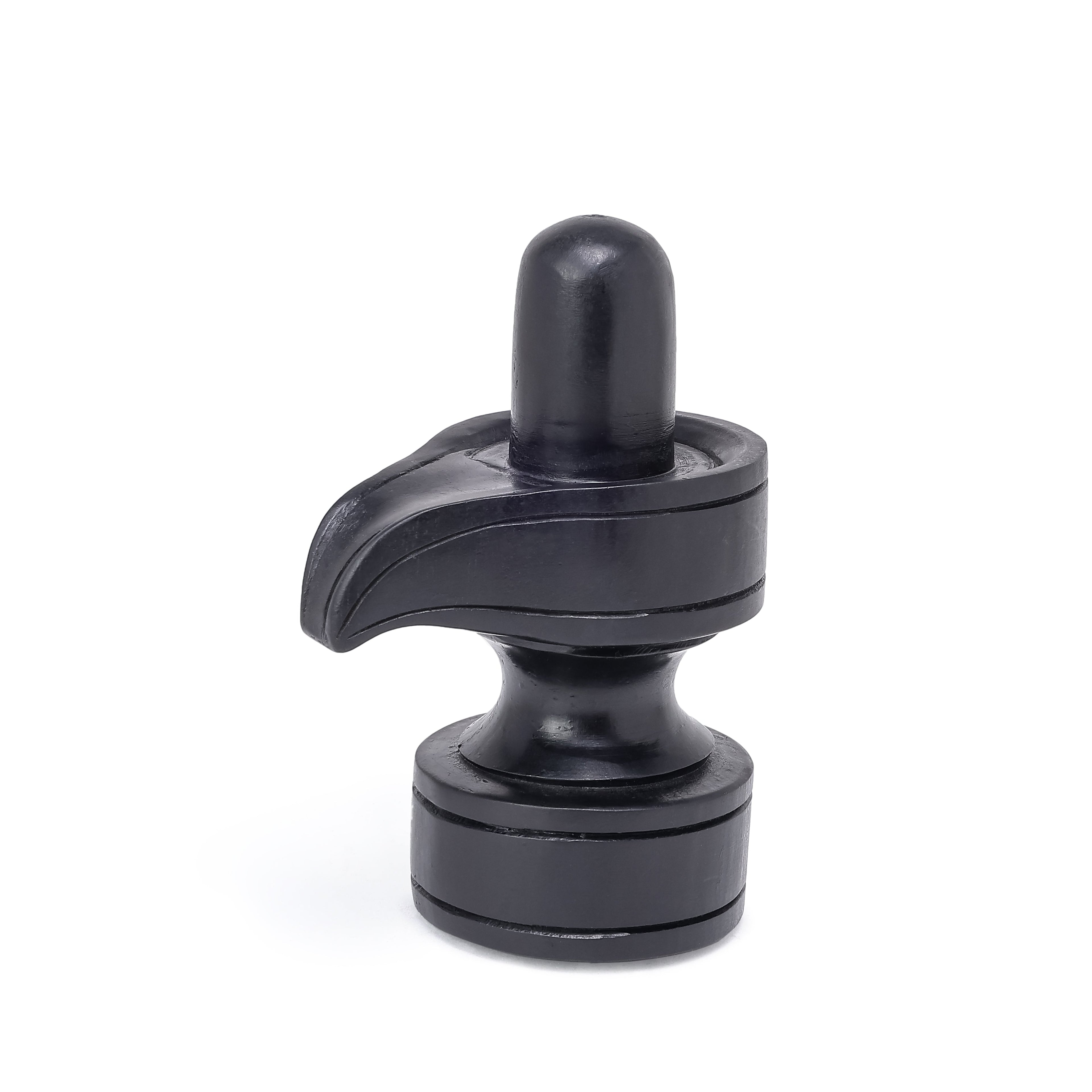 Divine Crystals Shivling Karungali Idol – Ebony Wood