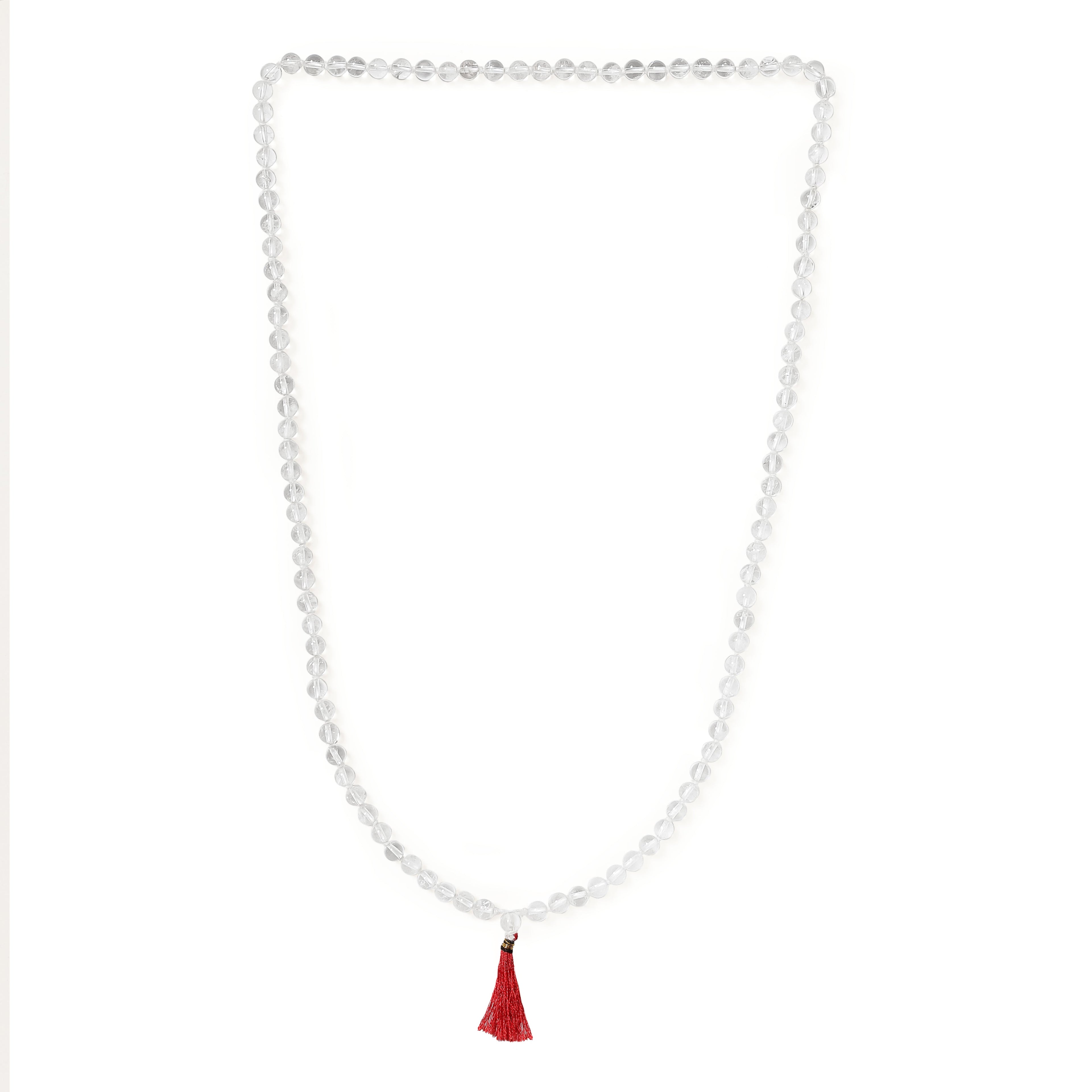 Round Sphatik Mala – 108 Beads