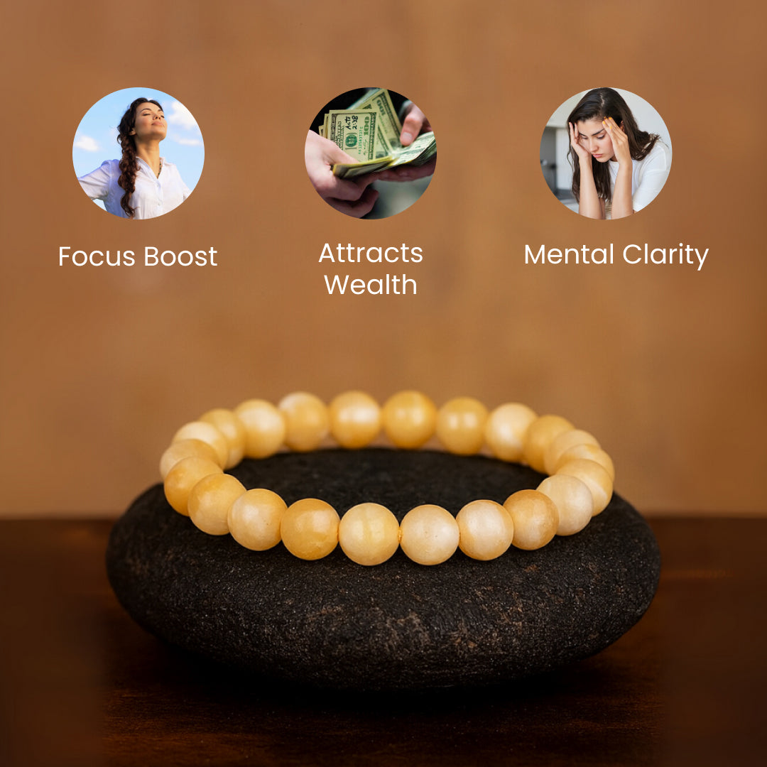Important Benefits ofYellow Calcite Stone Bracelet