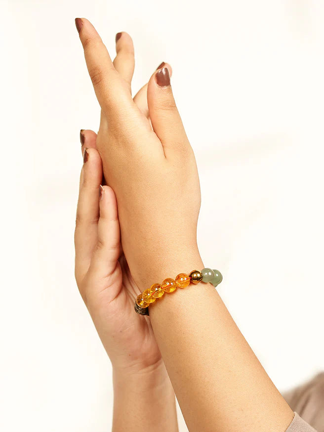 Money Magnet Stone Bracelet Lifestyle