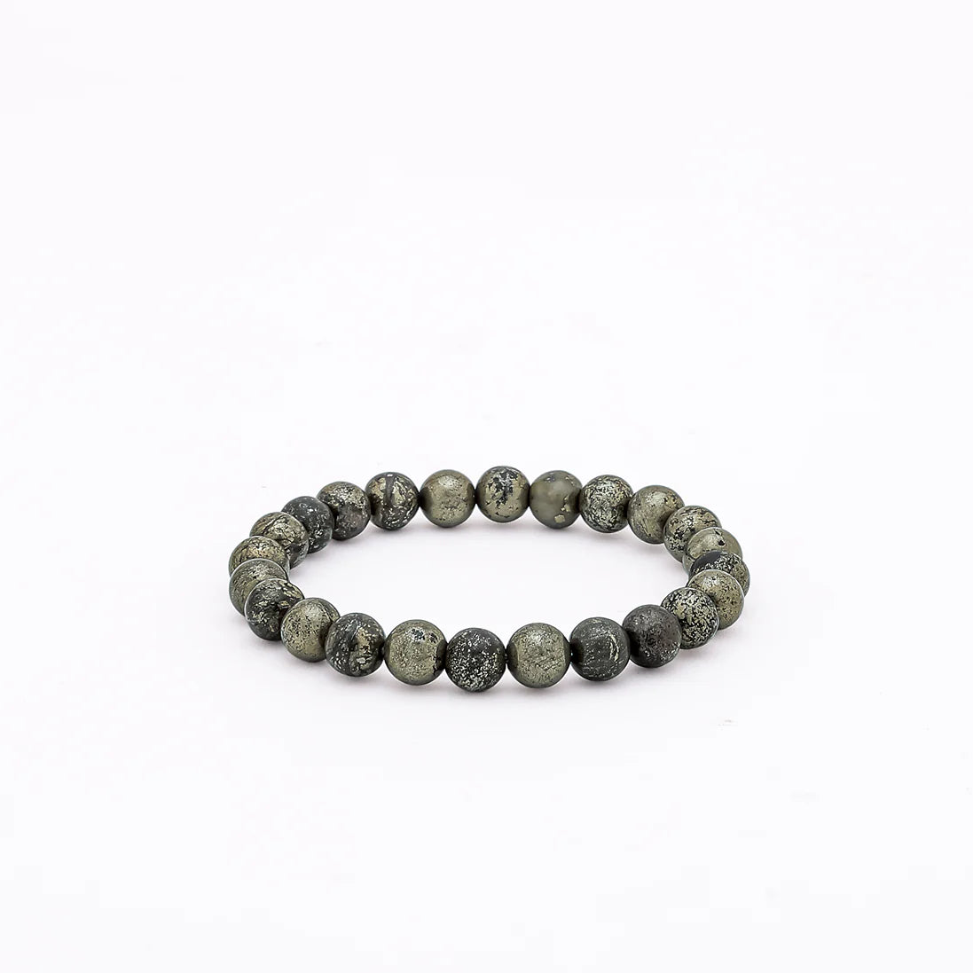 Raw Pyrite Bracelet for Wealth & Confidence