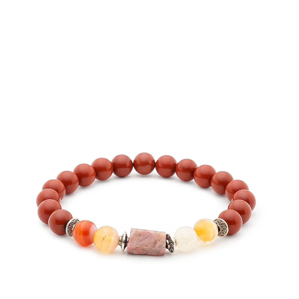 Red Jasper Bracelet (Mesh Rashi) Aries