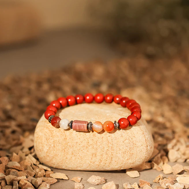 Red Jasper Bracelet (Mesh Rashi) Aries
