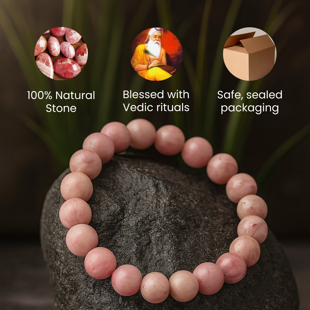 Rhodochrosite Stone Bracelet Benefits