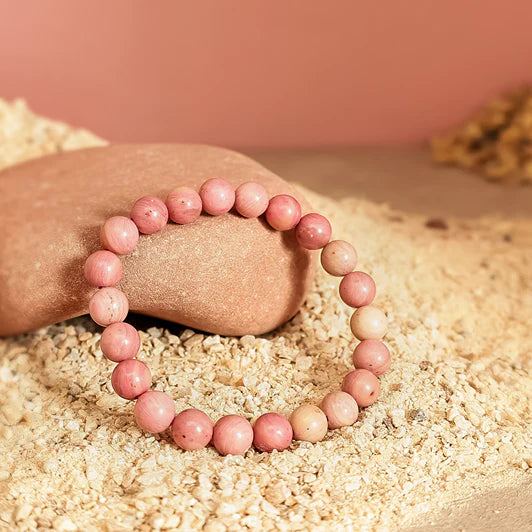 Rhodochrosite Stone Bracelet Creative