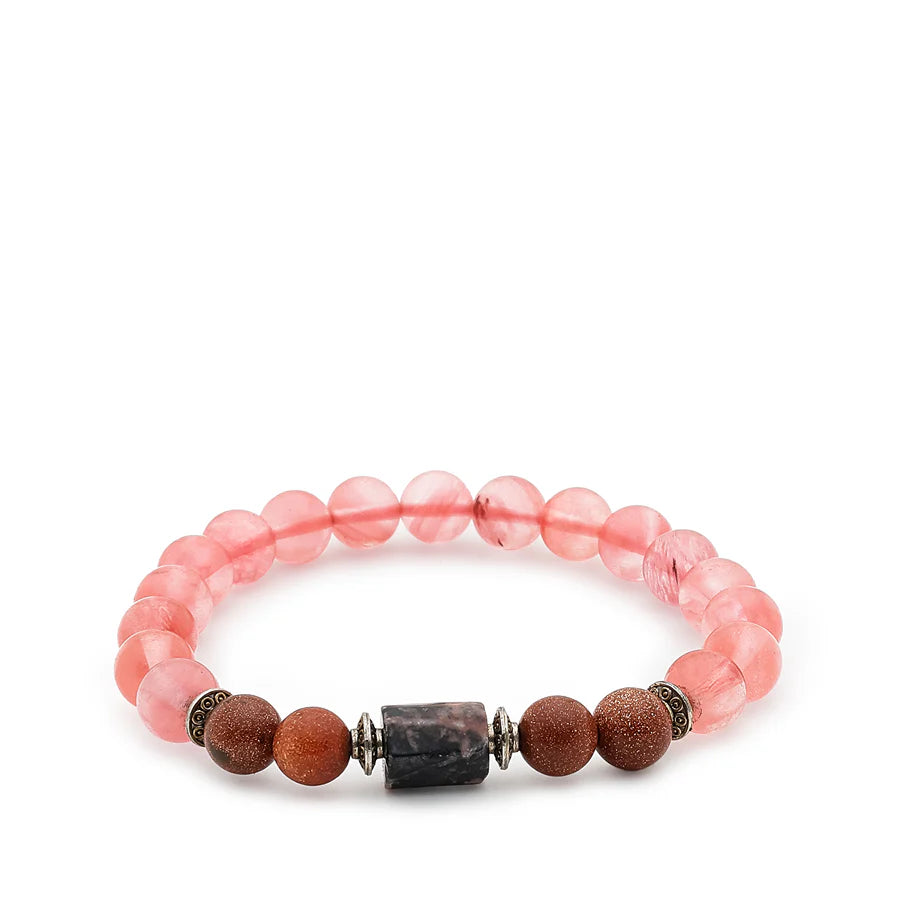 Rose Quartz Bracelet (Vrishayik Rashi) Scorpio