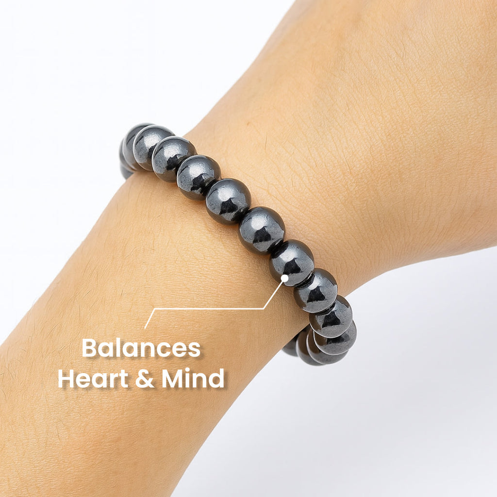 Shungite Stone Bracelet for heart and calm mind