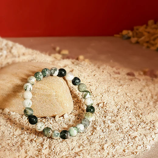 Tree Agate Stone Bracelet Creative