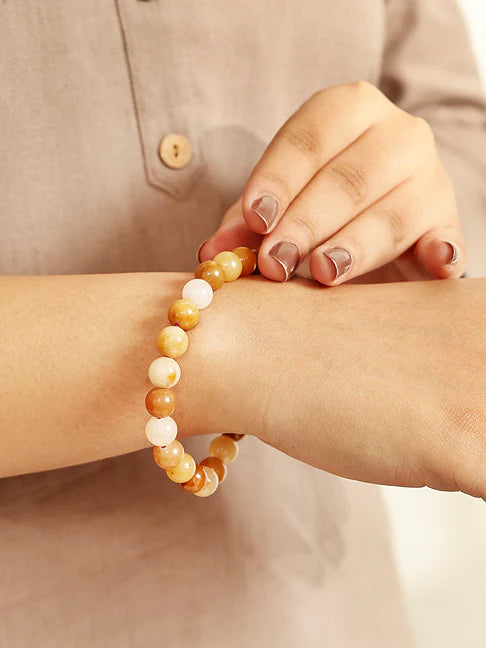 Yellow Aventurine Stone Bracelet Lifestyle