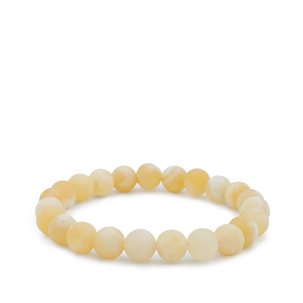 Yellow Calcite Stone Bracelet