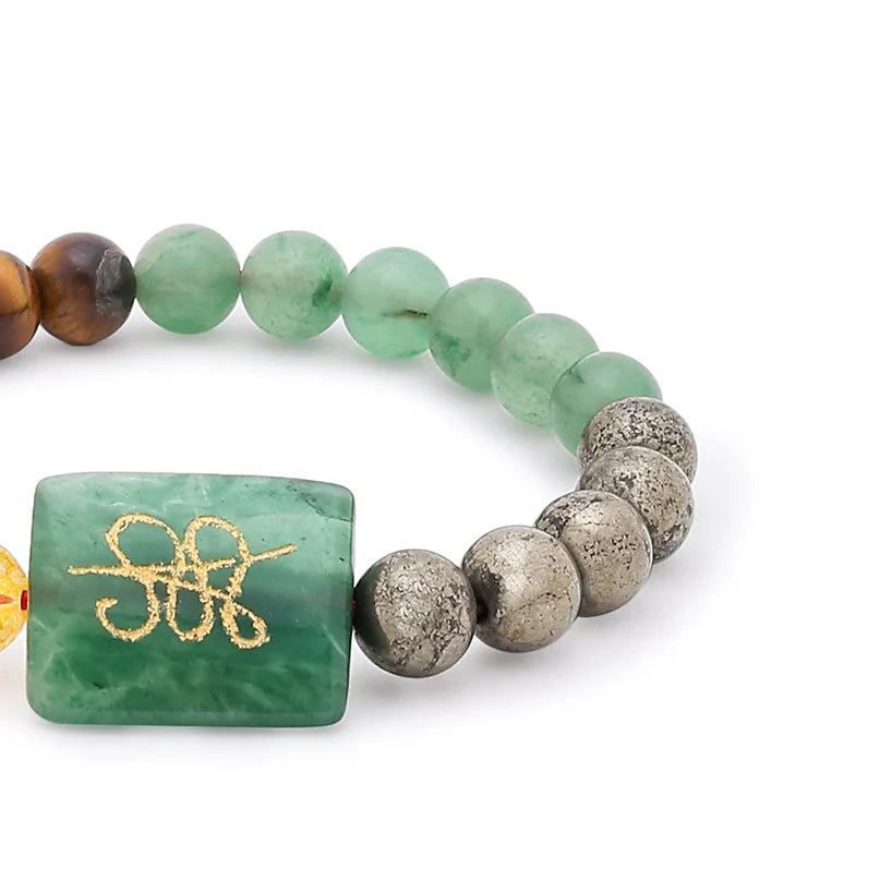 Zibu Money Coin Bracelet Closeup